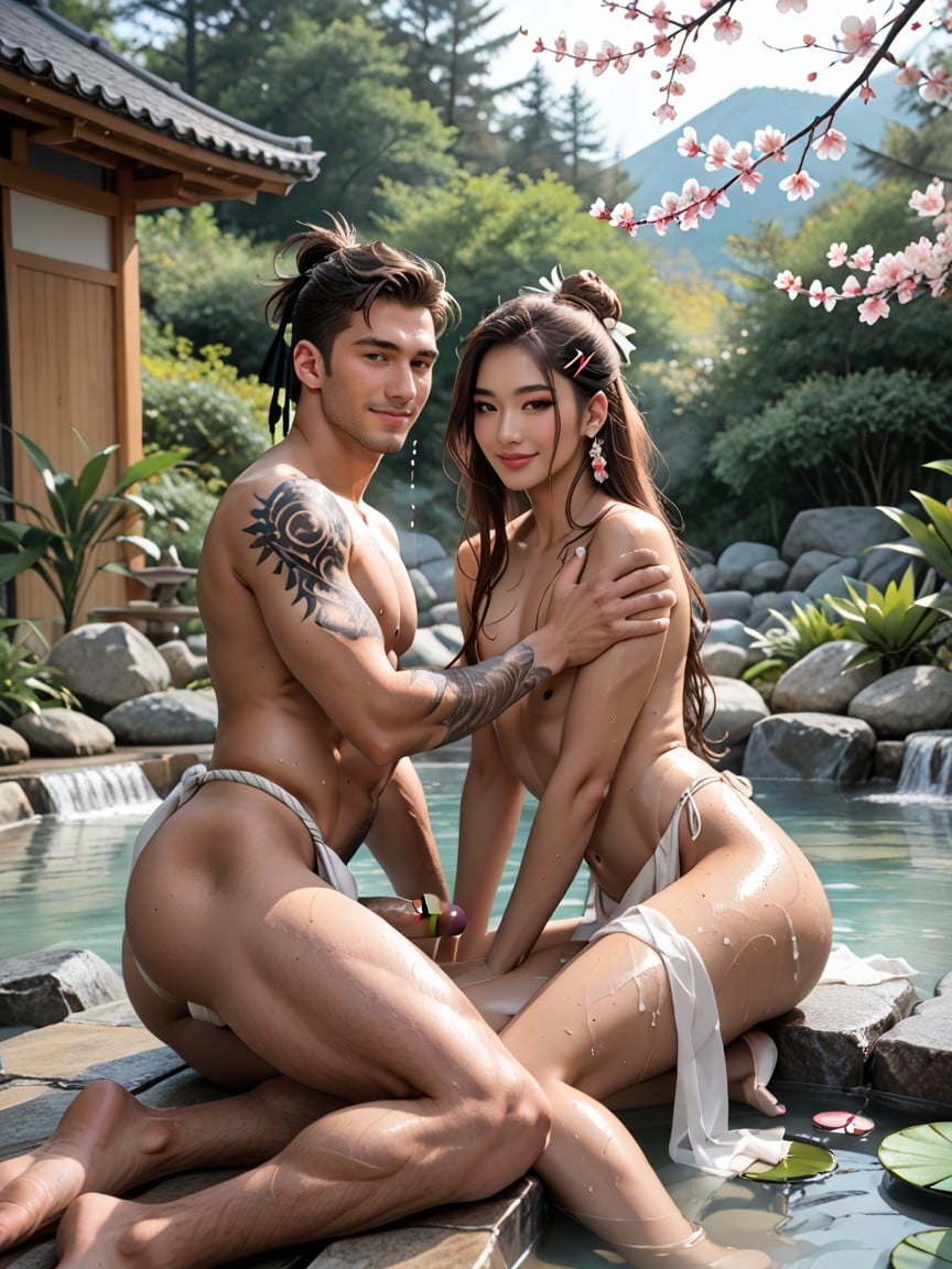 Cinématique, Excité, Delicate Shoulders Porno IA Gay