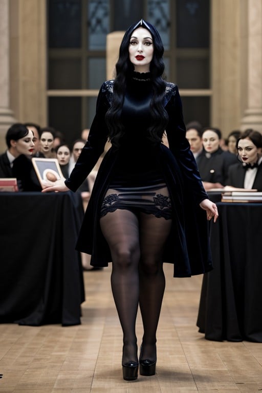 From Head To Heels View, Huge Ass, She Stands With Power Stance AI Porn
