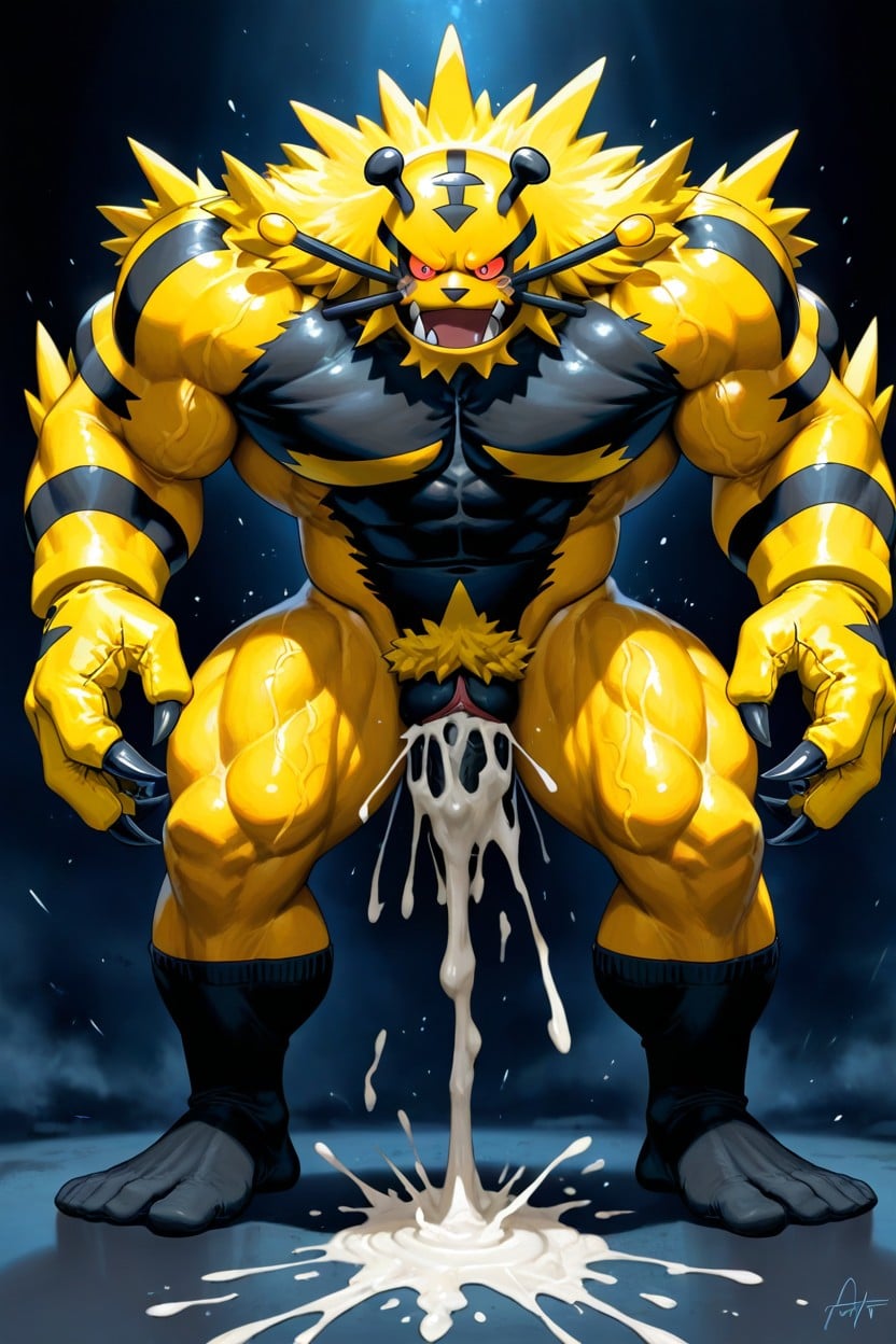 30+, Giant Electivire Fucking Transman, Transman With Extreme Large Claws Porno IA Gay