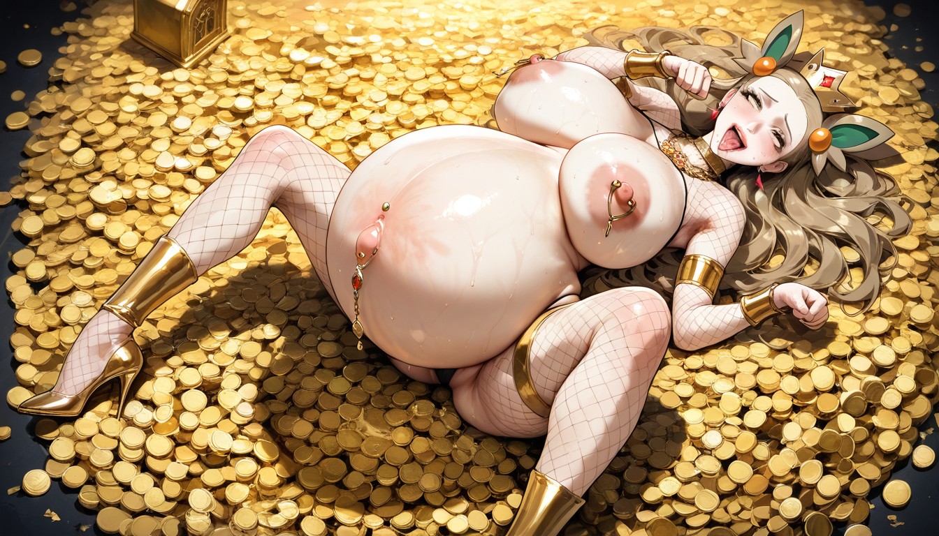 Long Legs, Looks At The Viewer, Laying Hentai AI Porn