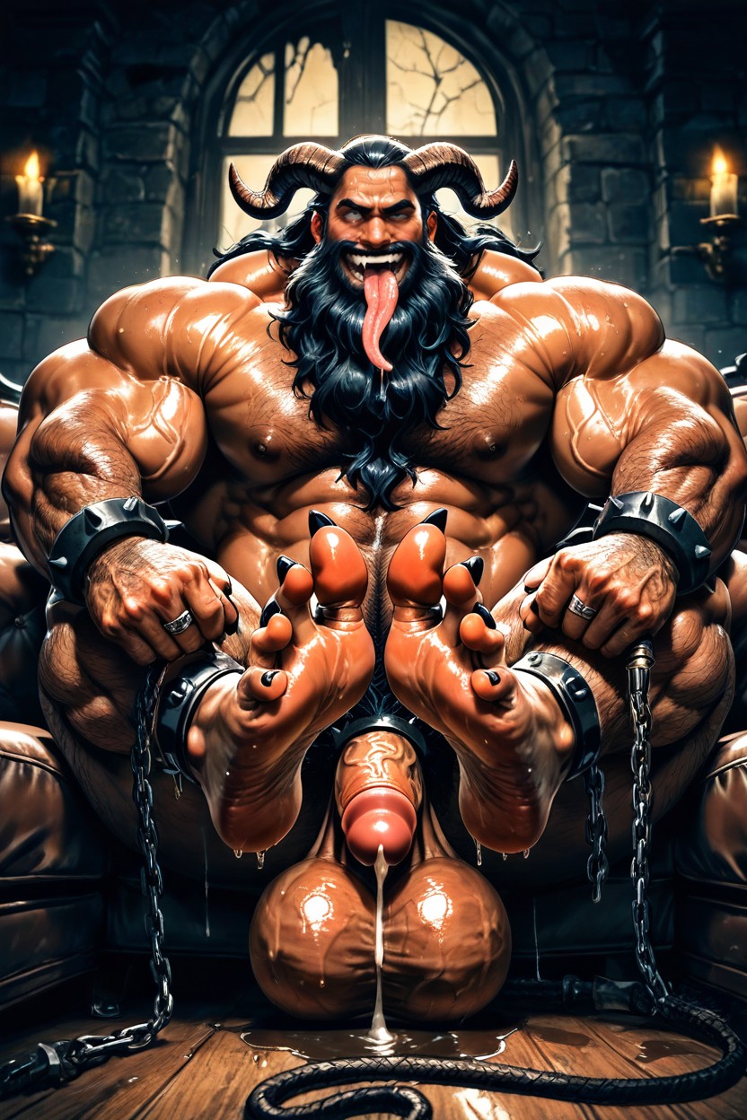 Sudada, Tongue Out, Ahegao Porno gay IA