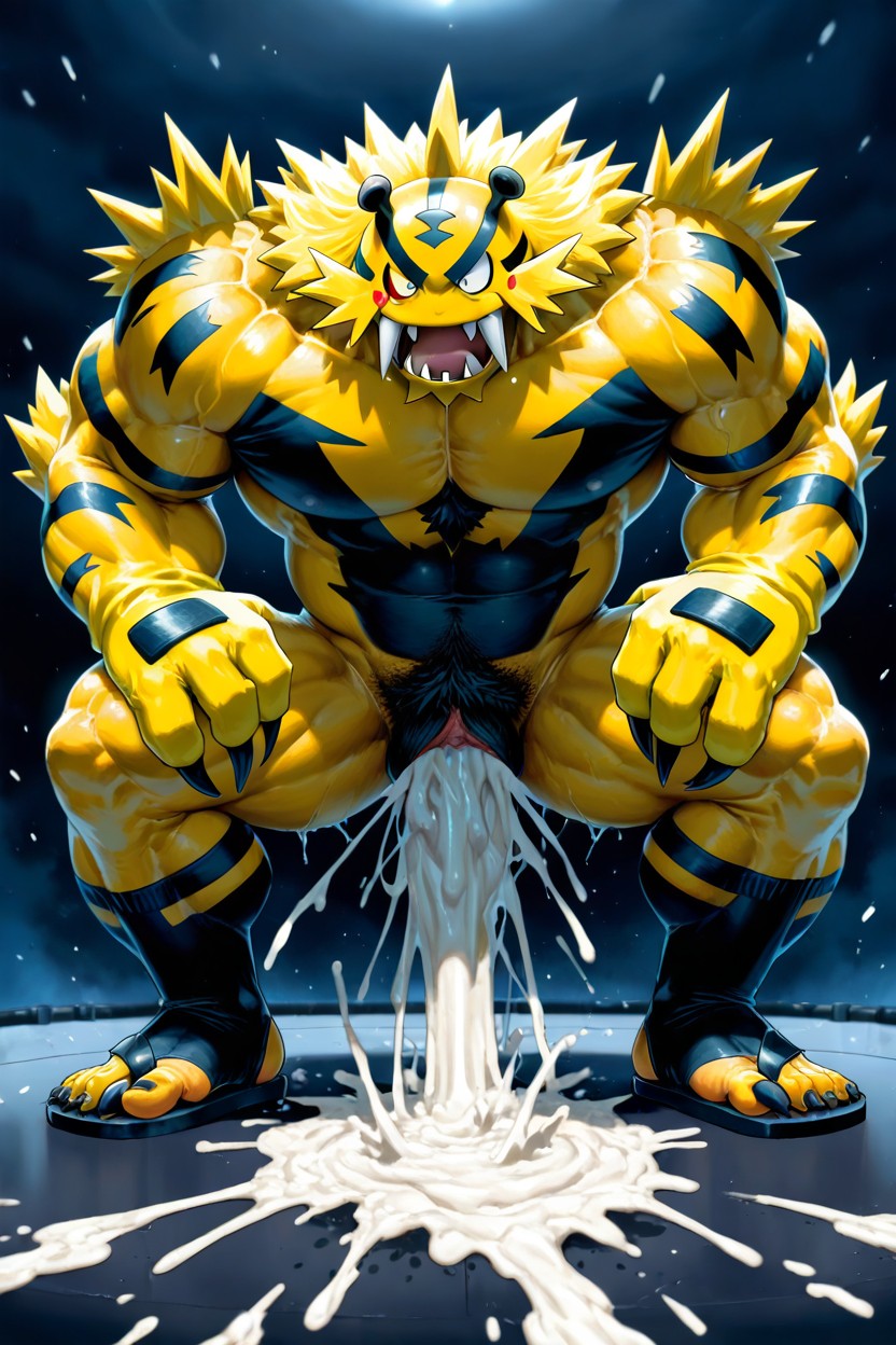 Electivire, Bouche Bée, Character Electivire Pokemon Porno IA Gay