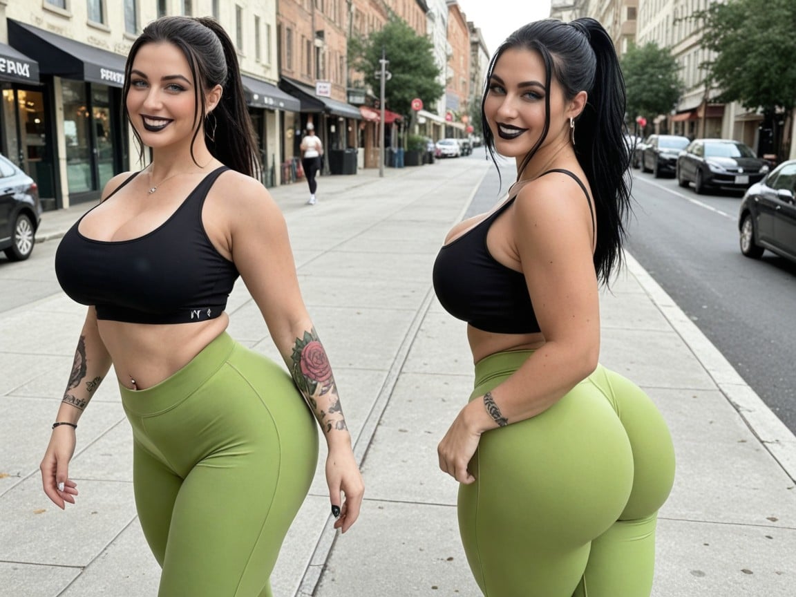Extremely Large Ass, Full Body, Chubby AI Porn