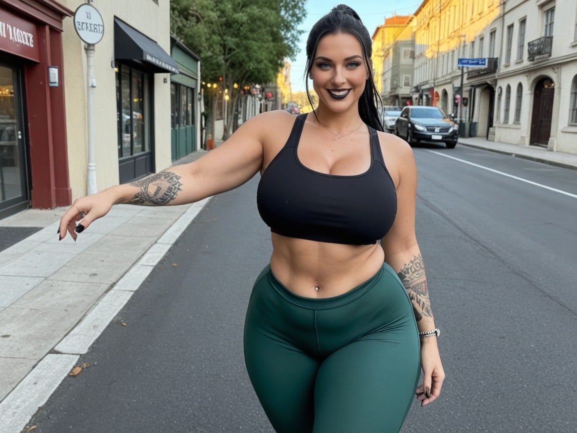 Gigantic Legs, Wide Hips, Fat AI Porn
