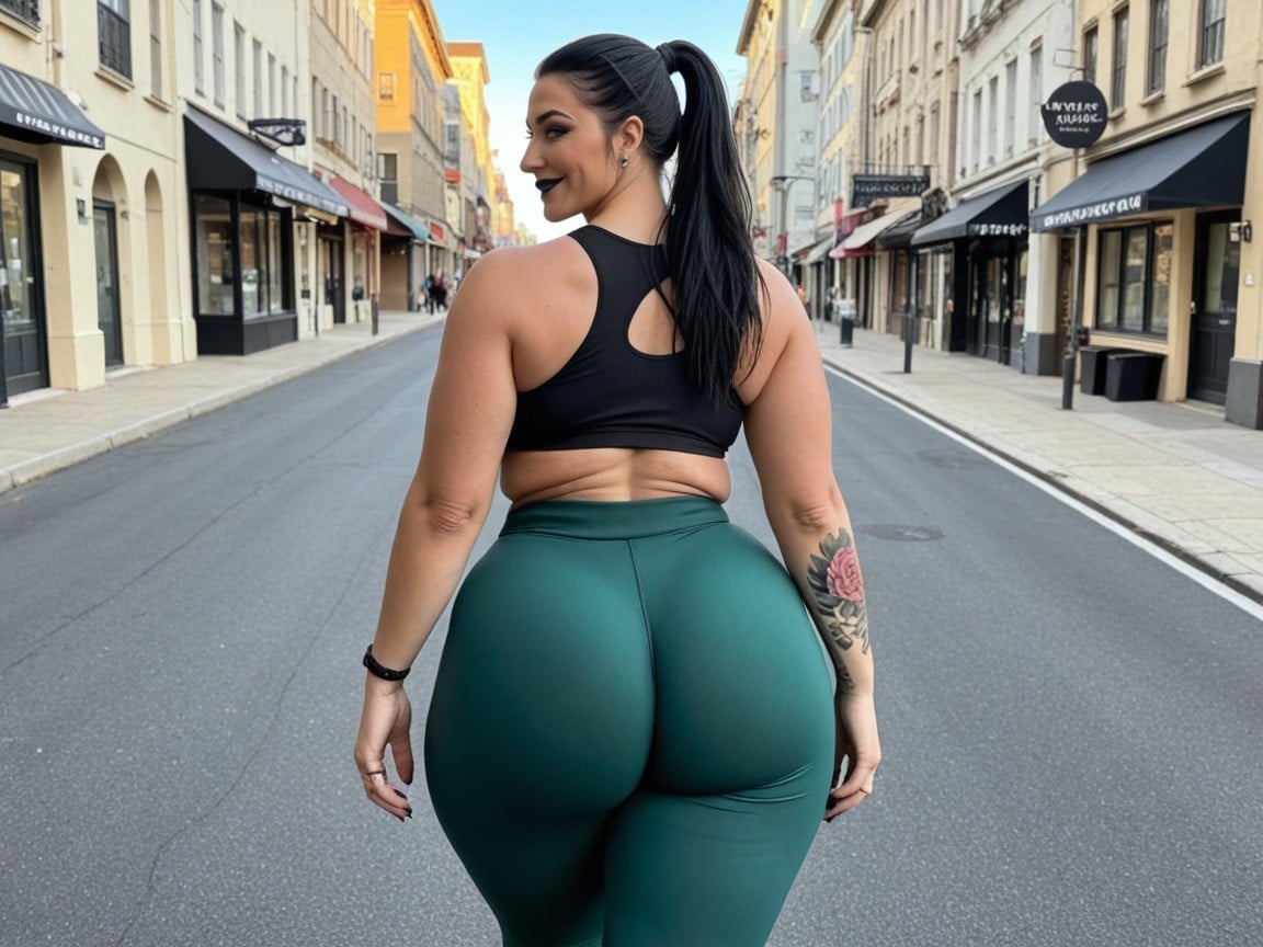Fat, Big Smile, Extremely Large Ass AI Porn