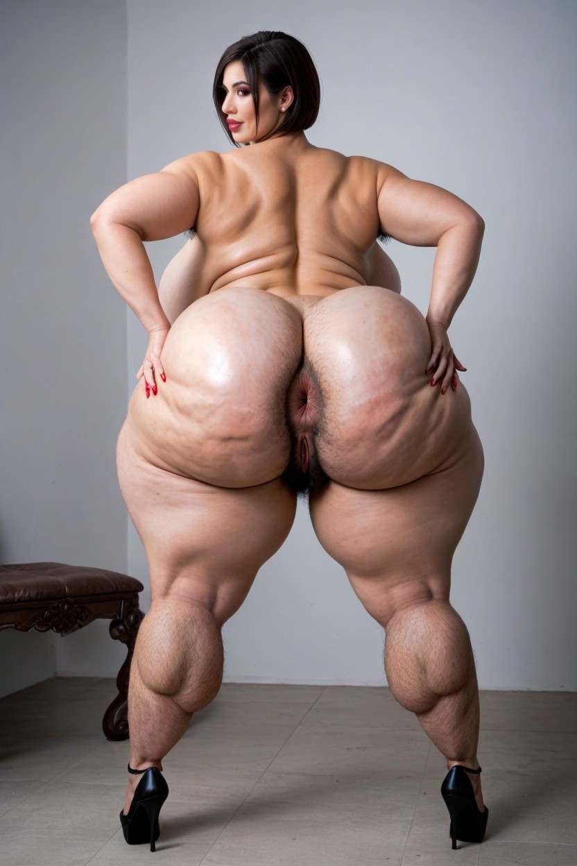 Huge Eyes, Cuerpo Completo, 25+ Porno IA