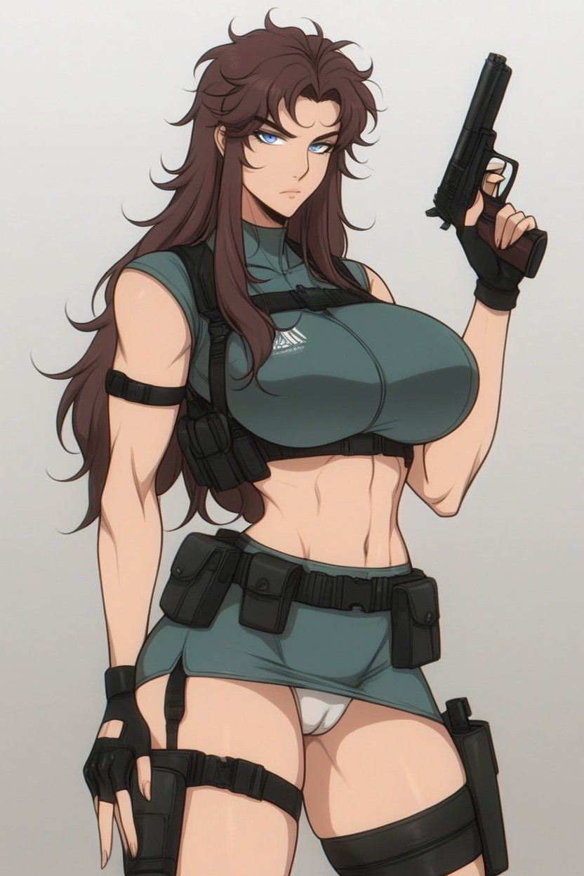 Sheath, Handgun, Gloves Hentai AI Porn