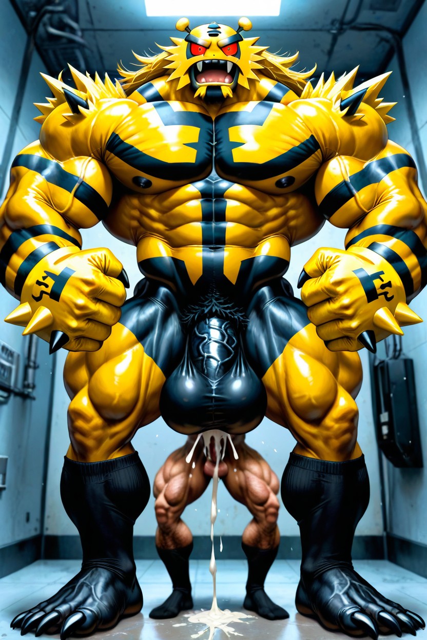 Aggressive Gay Sex, Gants À Pattes, Daddy Transman With Extreme Large Claws Porno IA Gay