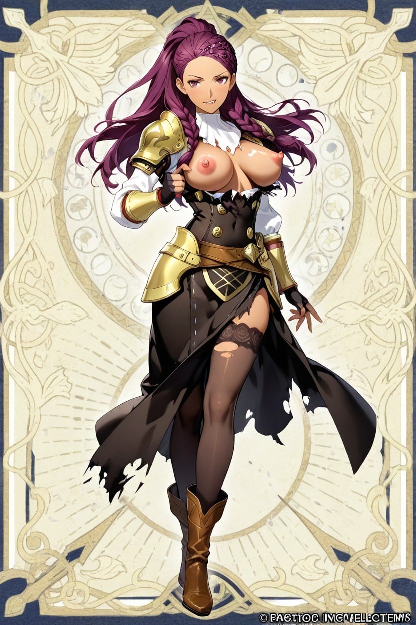 Lace Lingerie, Soft Reflexion, Fake Breasts Hentai AI Porn