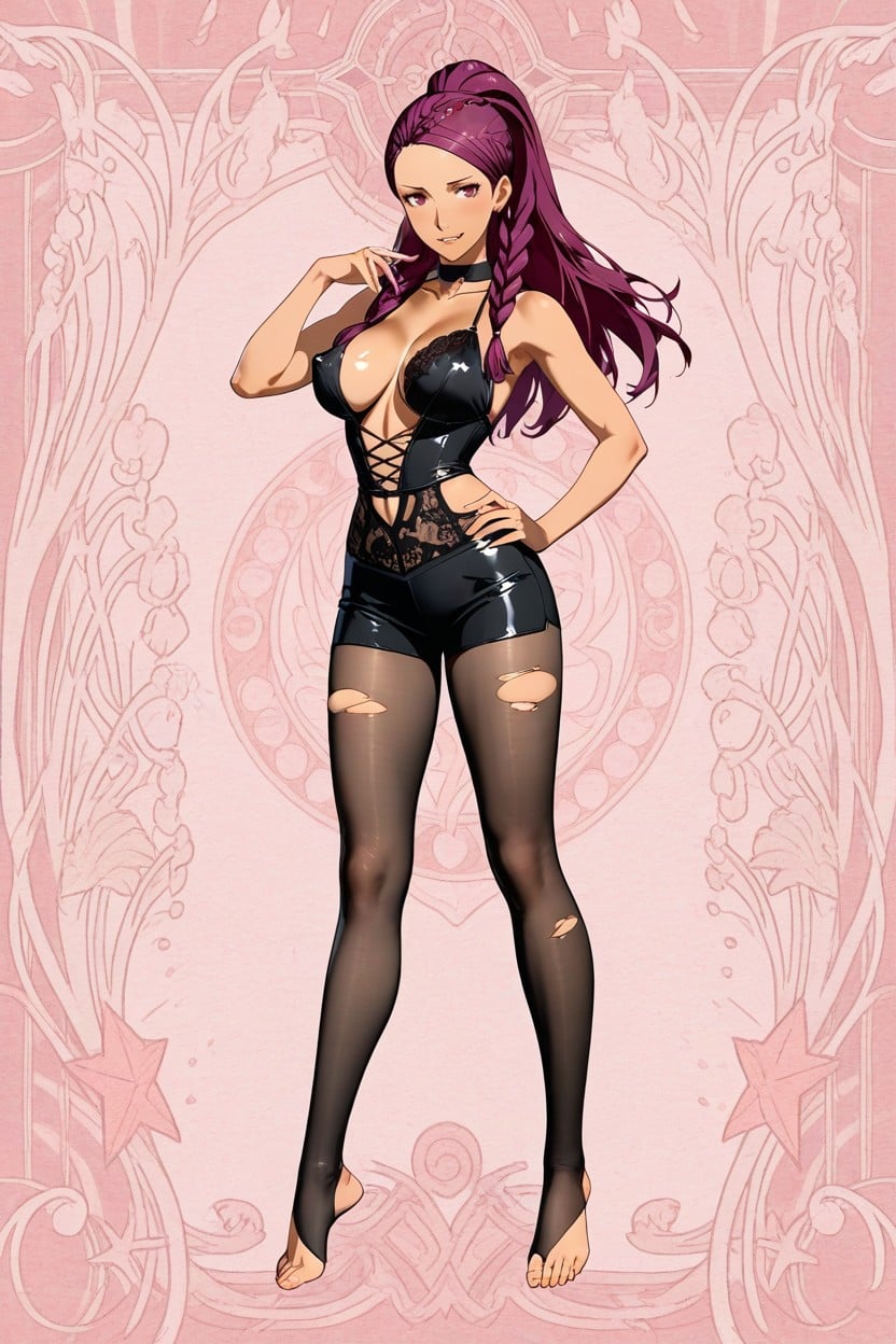 Skinny, Biting Lip, Model Hentai AI Porn