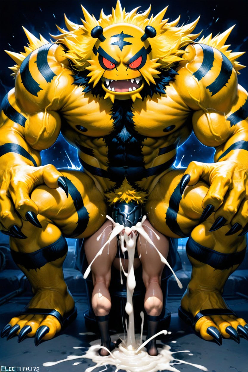 Massive Cum Explosion, Muscles Surdimensionnés, Daddy Transman With Extreme Large Claws Porno IA Gay