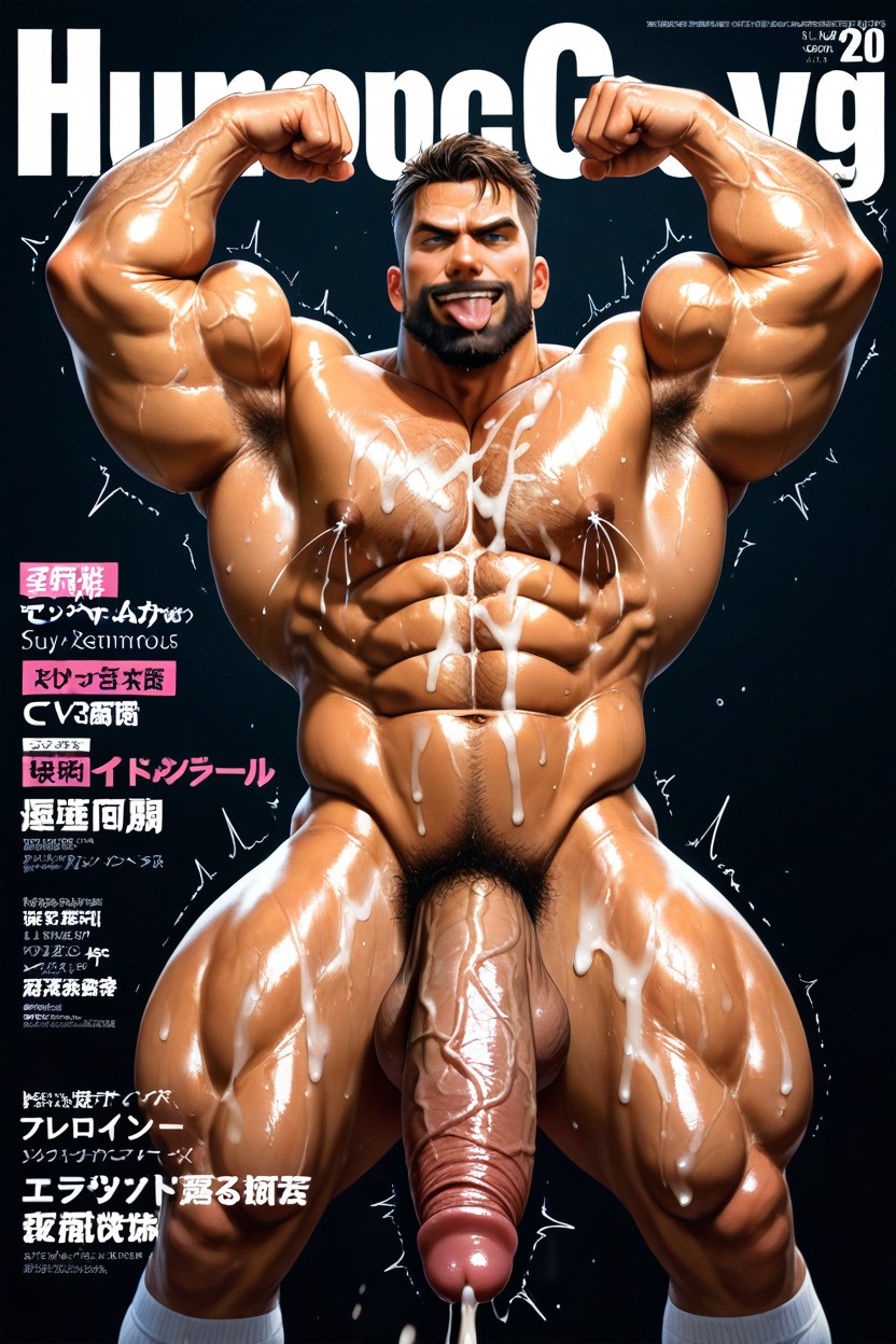 Cum Everywhere, Oiled Skin, 18+ Porno IA Gay