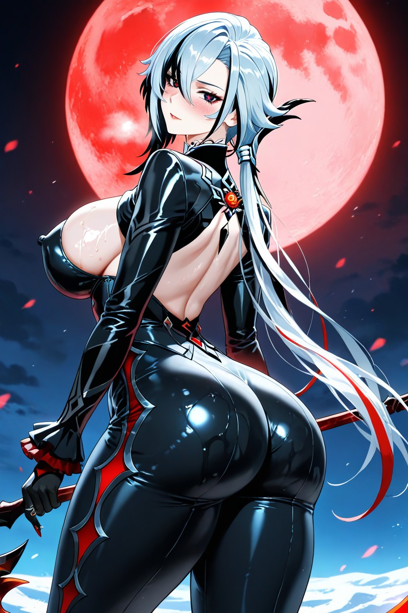 Blushing Cheeks, Fit Body, Perfect Skin Hentai AI Porn