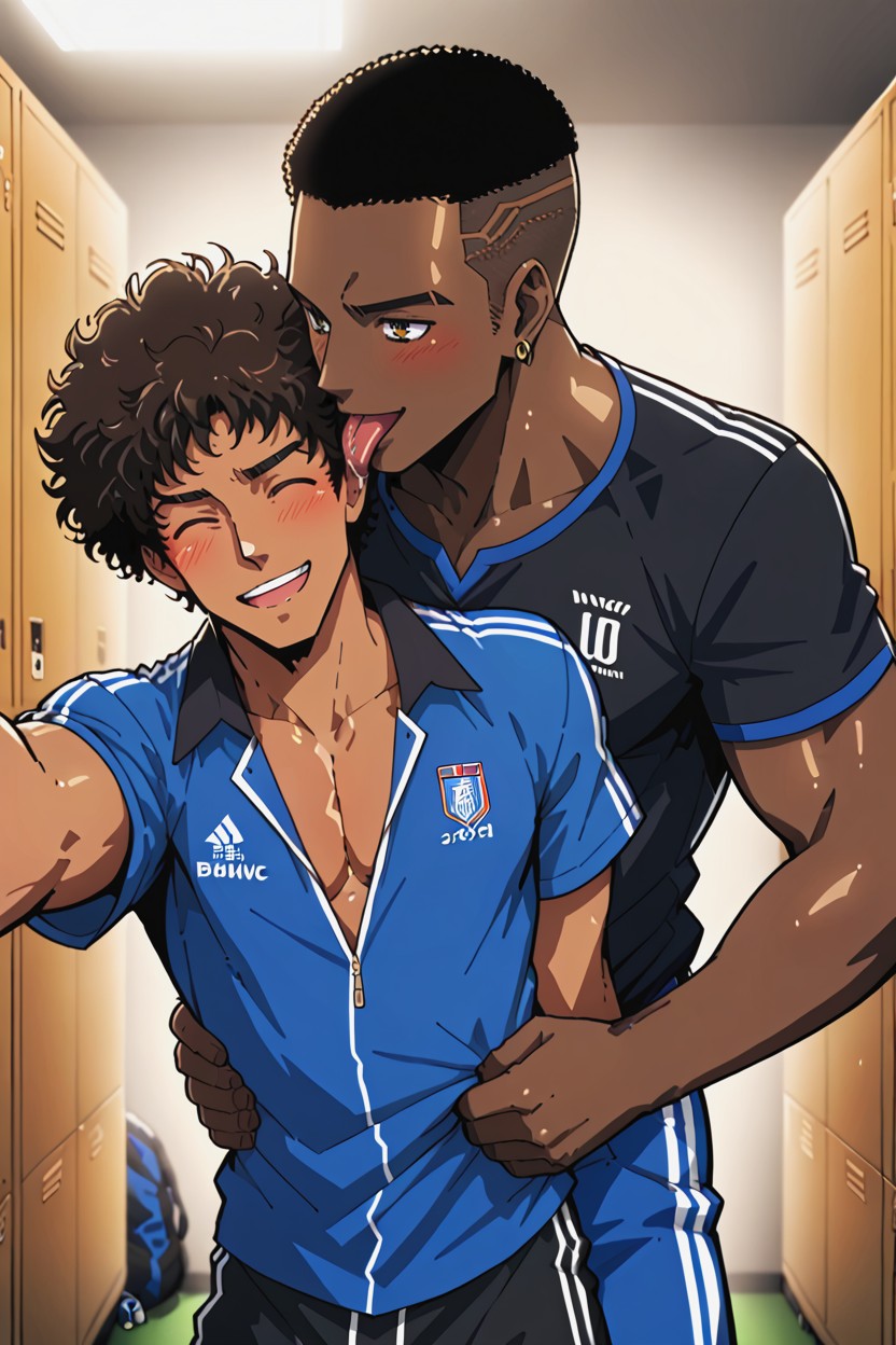 Bromance, Selfie, Men Porno IA Gay