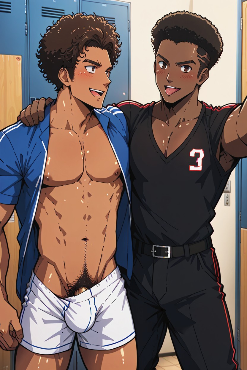 Bromance, Tomboy, Heteros Porno IA Gay