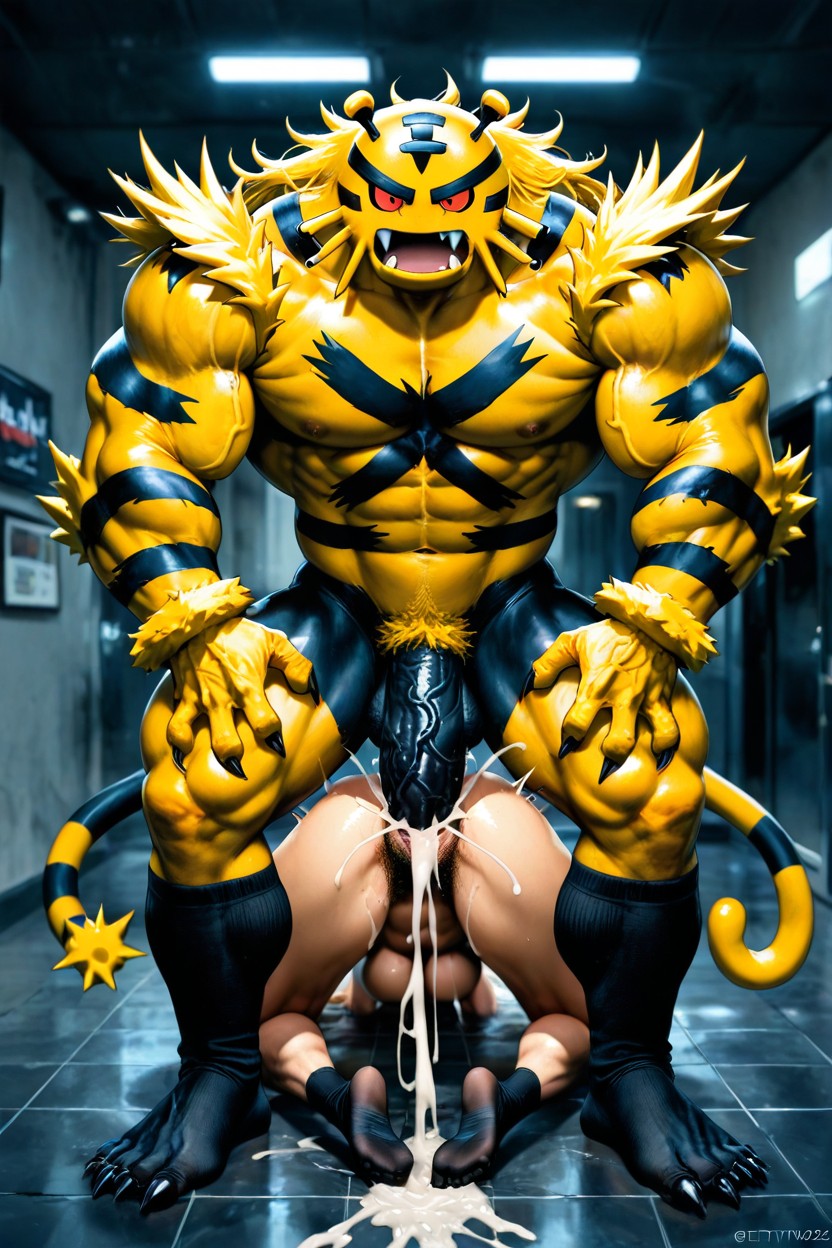 With Cunt, Músculos De Grandes Dimensões, Electivire Pornografia gay com IA