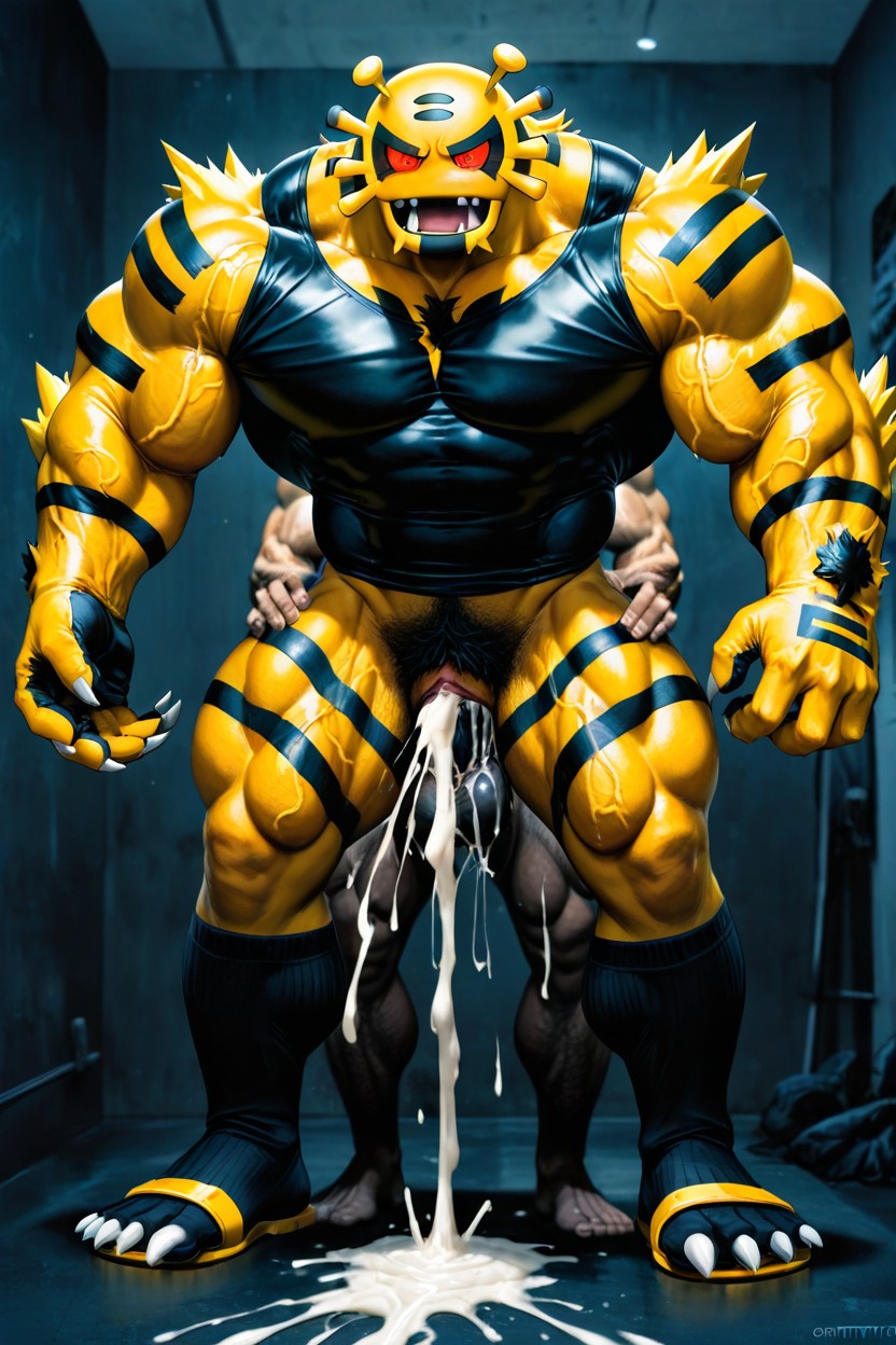 Male Daddy Transman With Extreme Abdominal Protrusion, Electivire From Pokemon, Hyper Cock Porno IA Gay