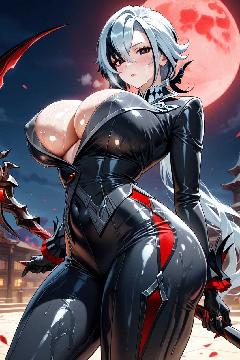Swings A Scythe, Night, Thick Body Hentai IA