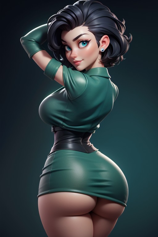 25+, Sexy Smile, No Hair At The Back Of Her Head Hentai AI Porn