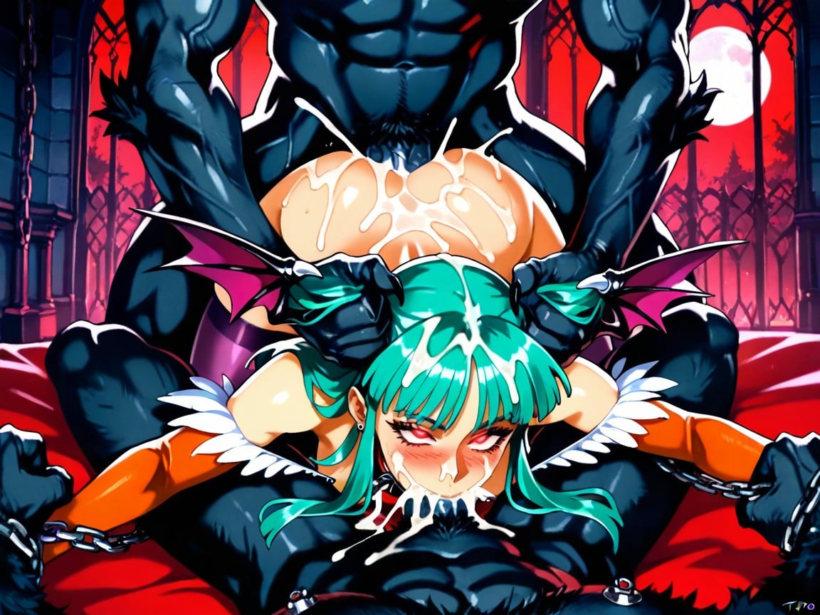 Pov, Excessive Creampie, Werewolf Hand On Head Hentai AI Porn