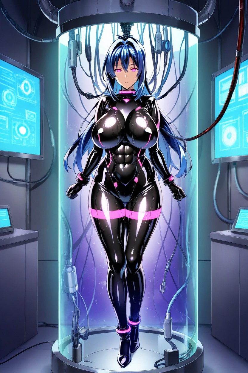Stasis Chamber, Breathtakingly Beautiful, Steel Collar Hentai AI Porn