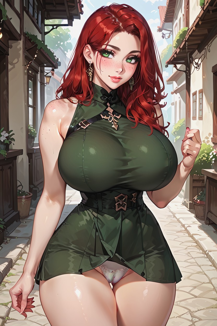 Colossal Breast, Shoulders, Waist Hentai AI Porn