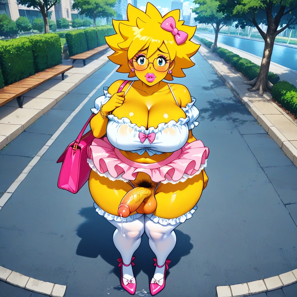 Bimbo, Top Down, Park Hentai AI Porn