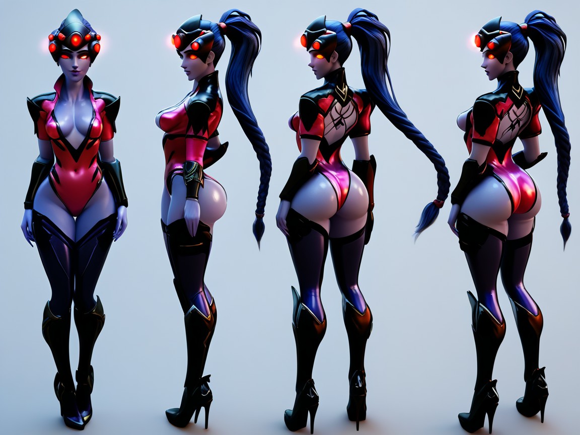 One Woman, Widowmaker From Overwatch, Being Brainwashed Hentai AI Porn