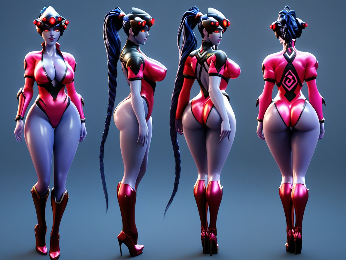 Not An Once Of Fat On Her, Standing At Attention, Character Profile Hentai AI Porn