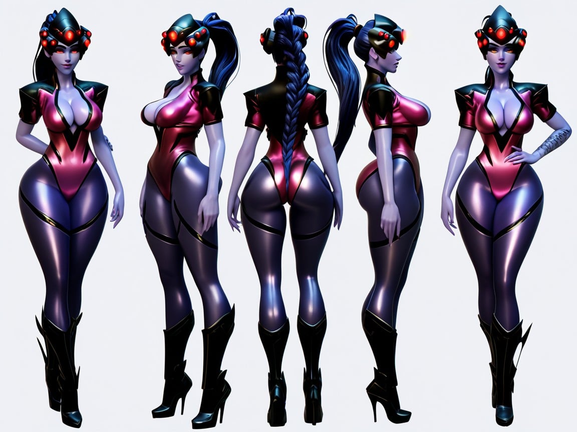 Sculpted Abs, Bubble Butt, Detailed Face And Eyes On Female Hentai AI Porn