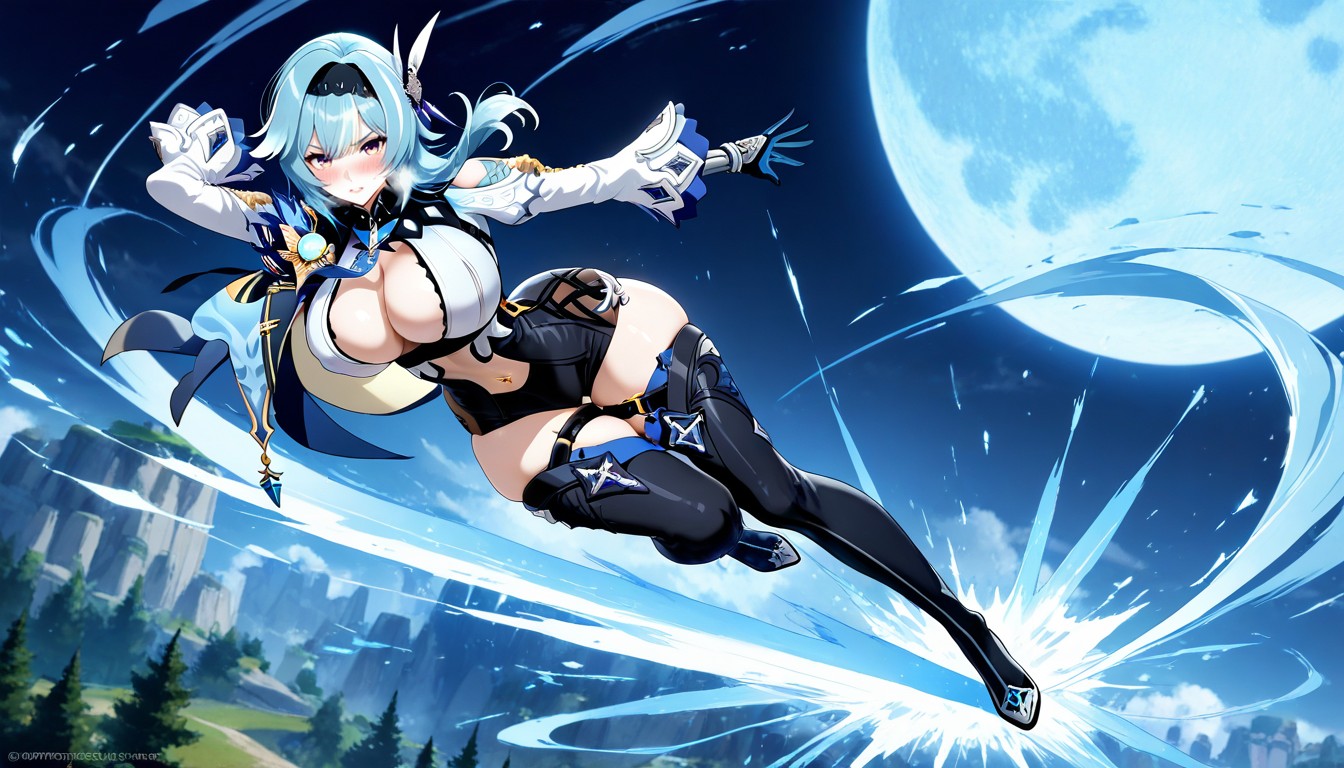 In Heat, Blue Moon View, Dynamic Hentai AI Porn