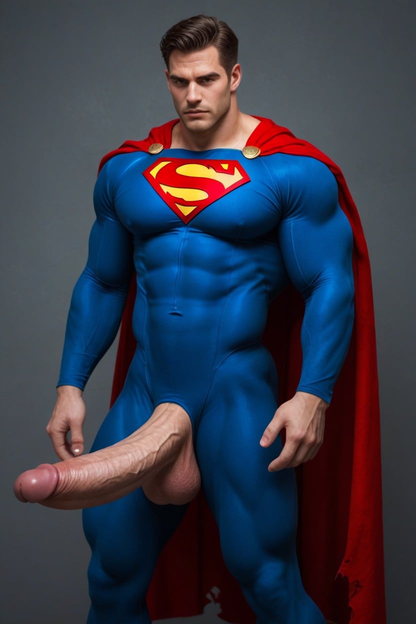 Pénis Hyper Long Et Impossible, Red Cape, Male Only Porno IA Gay
