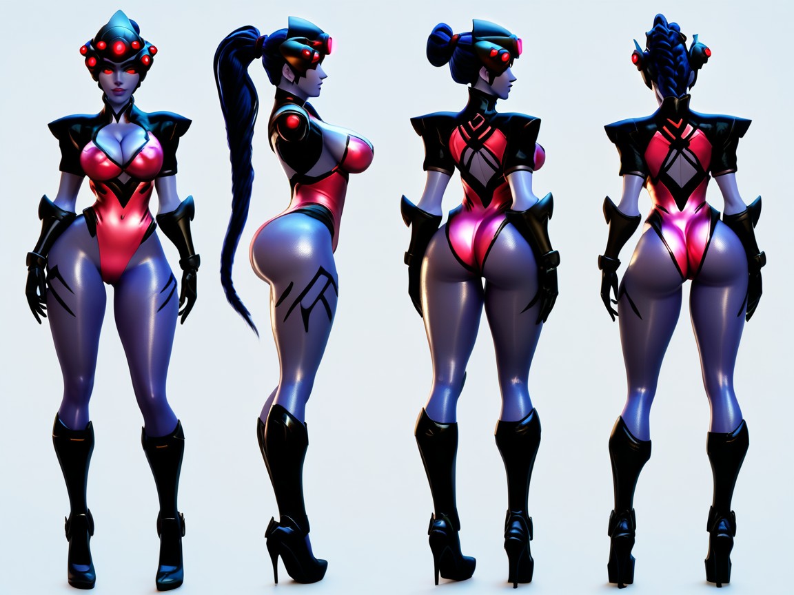 Oiled Skin, Slutty Costume, Slut Outfit Hentai AI Porn