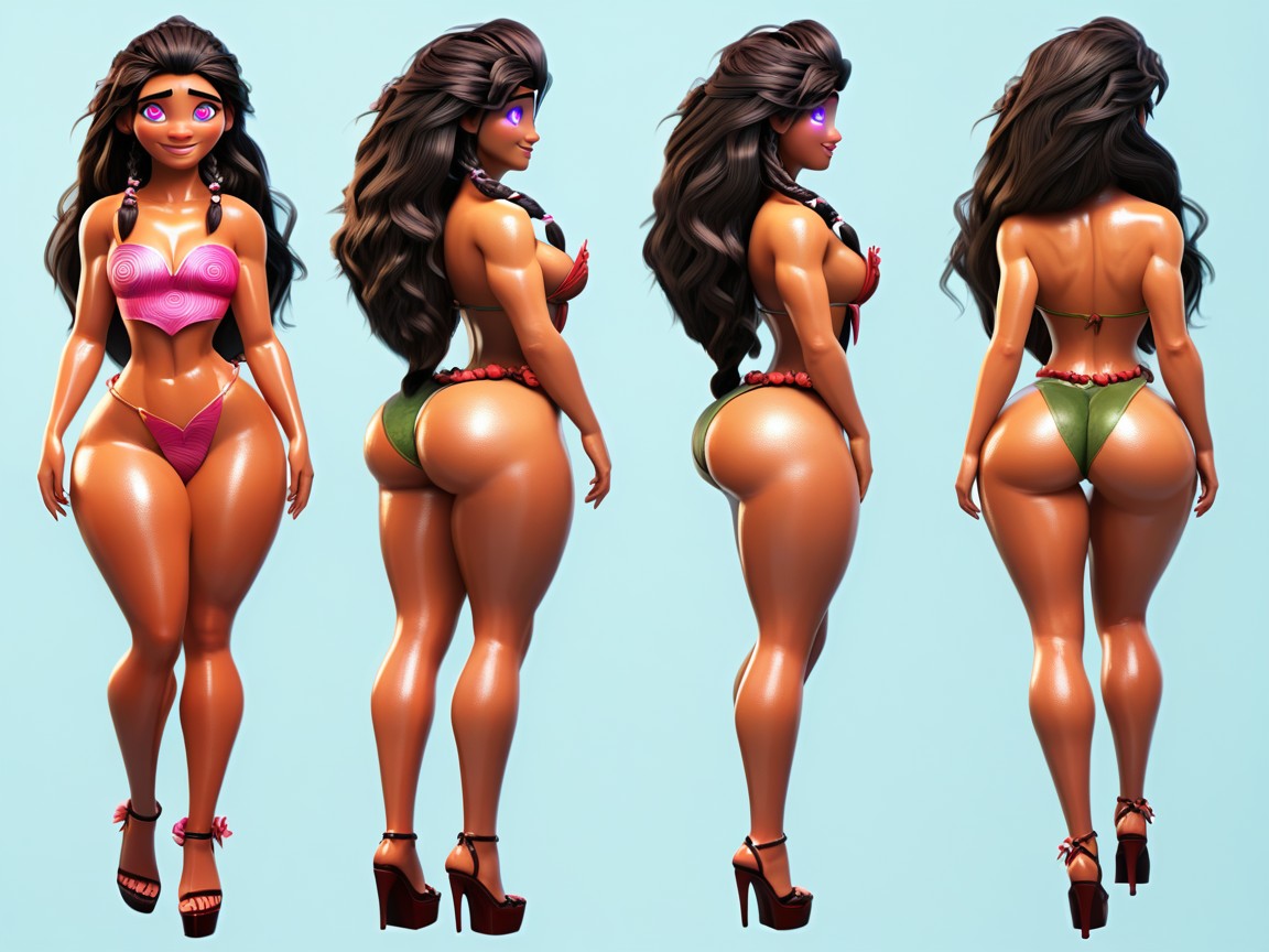 Multiple Angles, Being Brainwashed, Moana From Moana Hentai AI Porn