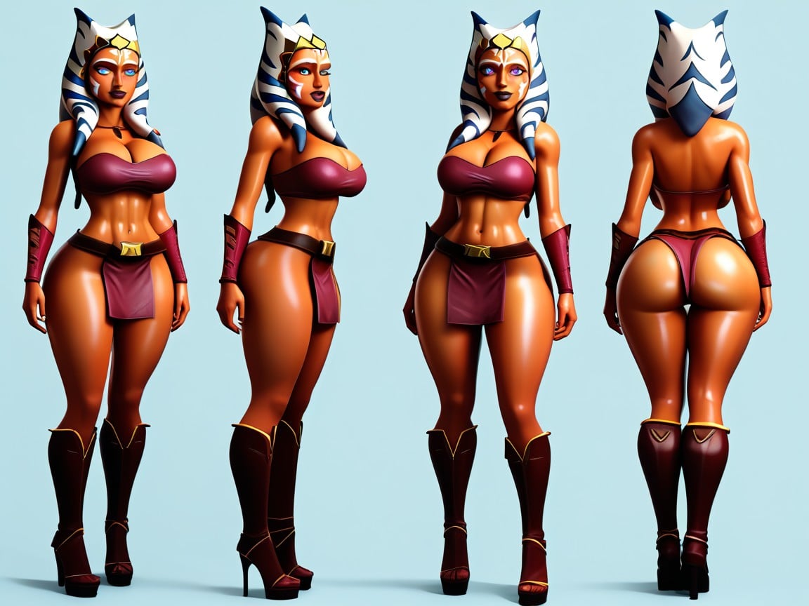 Sculpted Abs, Cgi, Detailed Spiral Eyes Hentai AI Porn