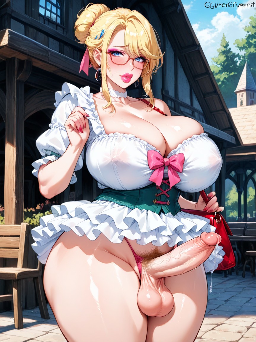 Pequeño, Shy, Thick Thighs Hentai IA
