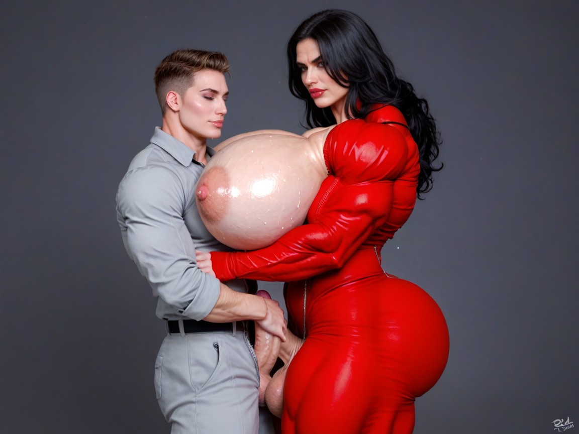 Gothic Woman, Full Lips, Taller Futa Porno shemale IA
