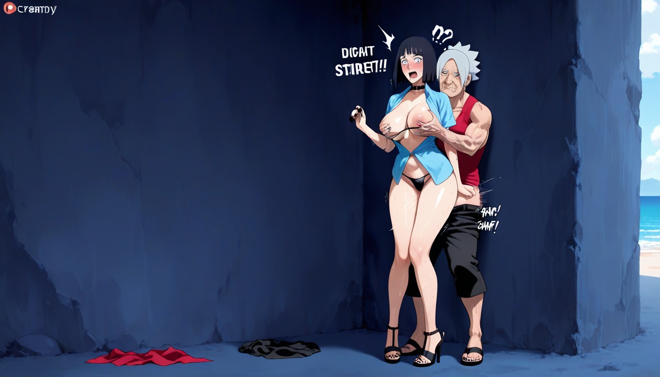 Motion Lines, Perfect Anatomy, Scrawny Male Hentai AI Porn