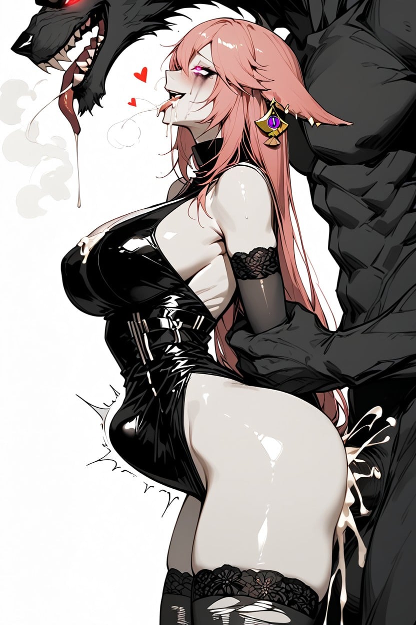 Smug Expression, Cum Spilling From Mouth, Evil Expression Hentai AI Porn