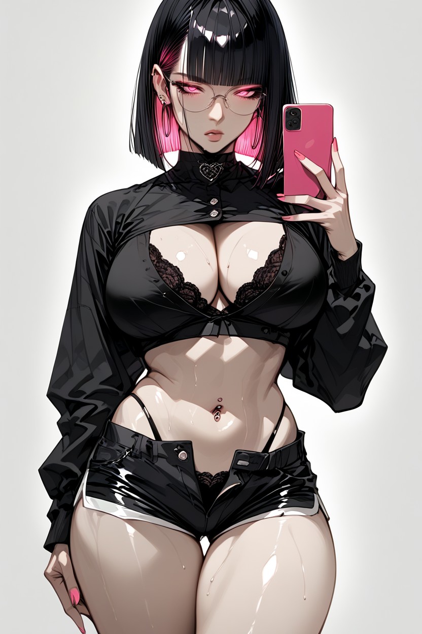 Mature, Pink Nail, Stomach Hentai AI Porn