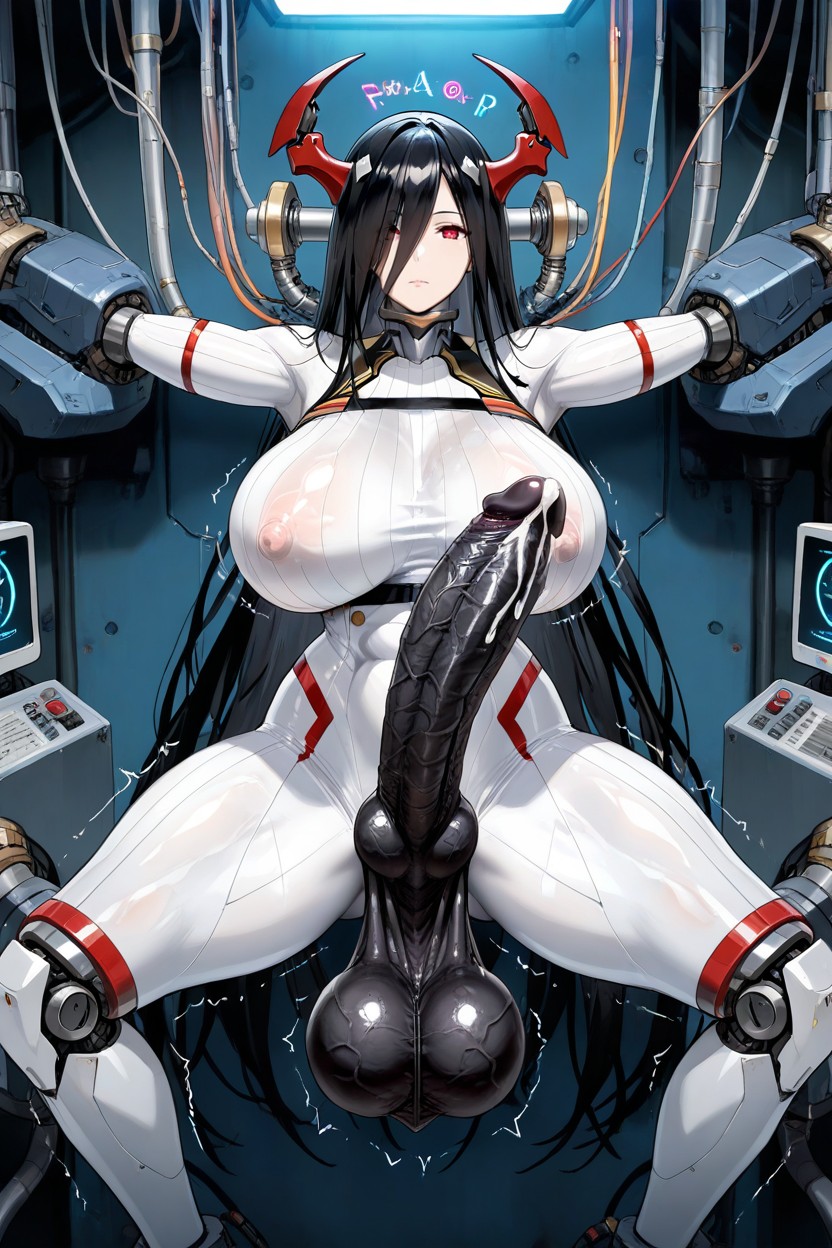 Metallic Body, Massive Throbbing Penis, Just Mind Controlled Hentai AI Porn