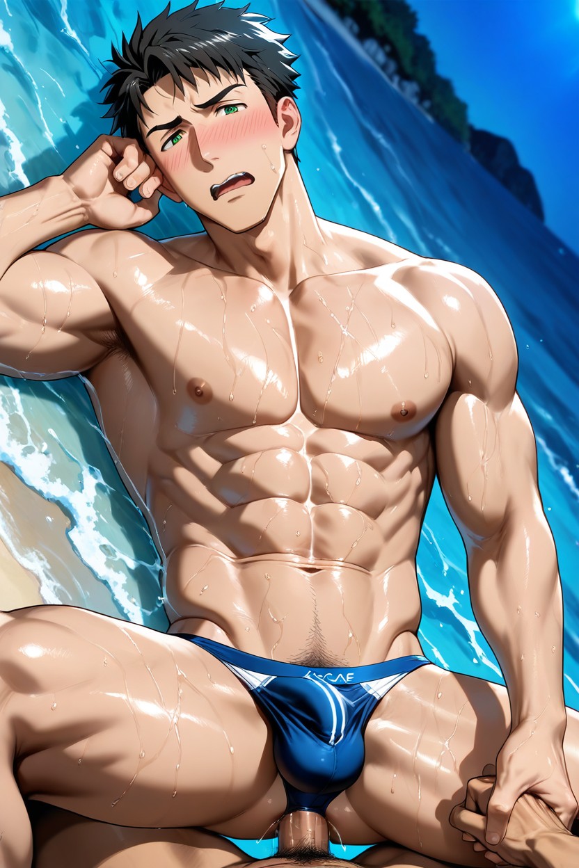Fit, Realistic Lighting, Rough Fuck AI Gay Porn