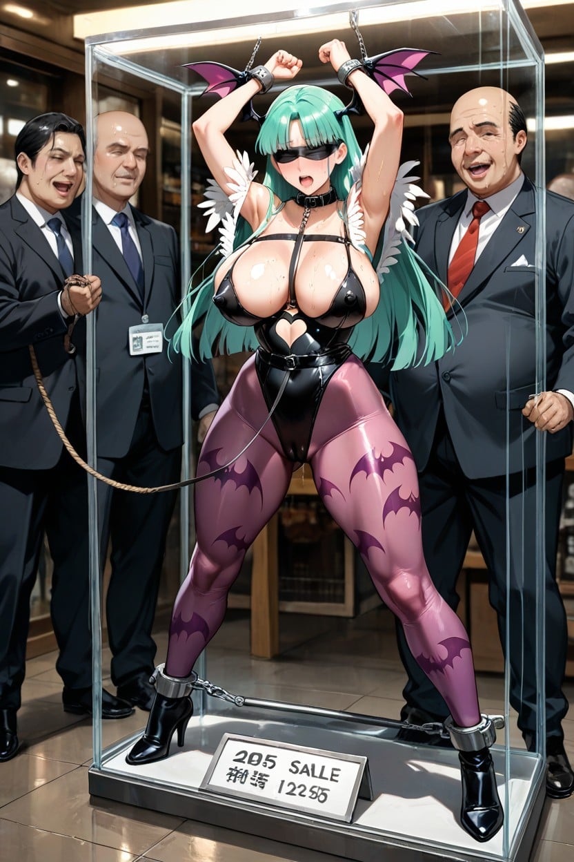 Blindfold, Sale Women, Torned Clothes Hentai AI Porn