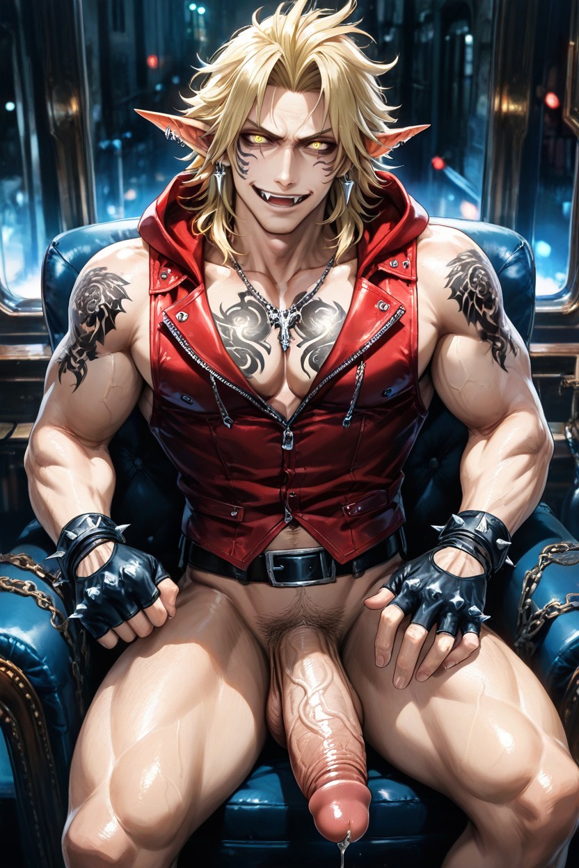 Precum Dripping, Punk, Maigre Porno IA Gay