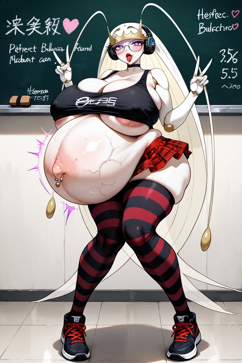 Puffy Bimbo Lips, Long Legs, Hyper Veiny Belly Hentai AI Porn