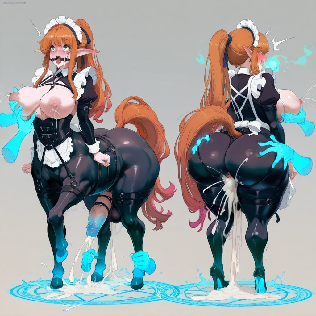 Male Of Female, Raised Tail, Crying (not Happy) Hentai AI Porn