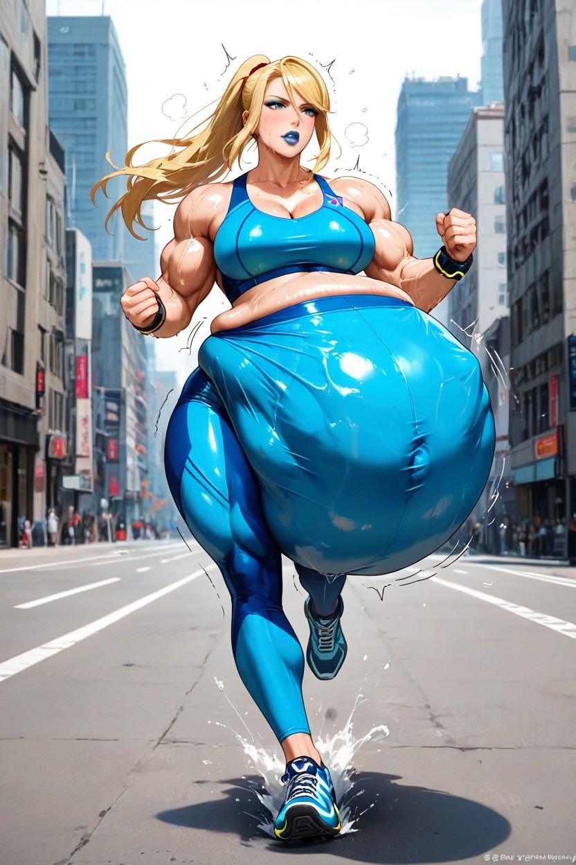 Makeup, Gigantic Vore Belly, Hyper Vore Belly AI Porn