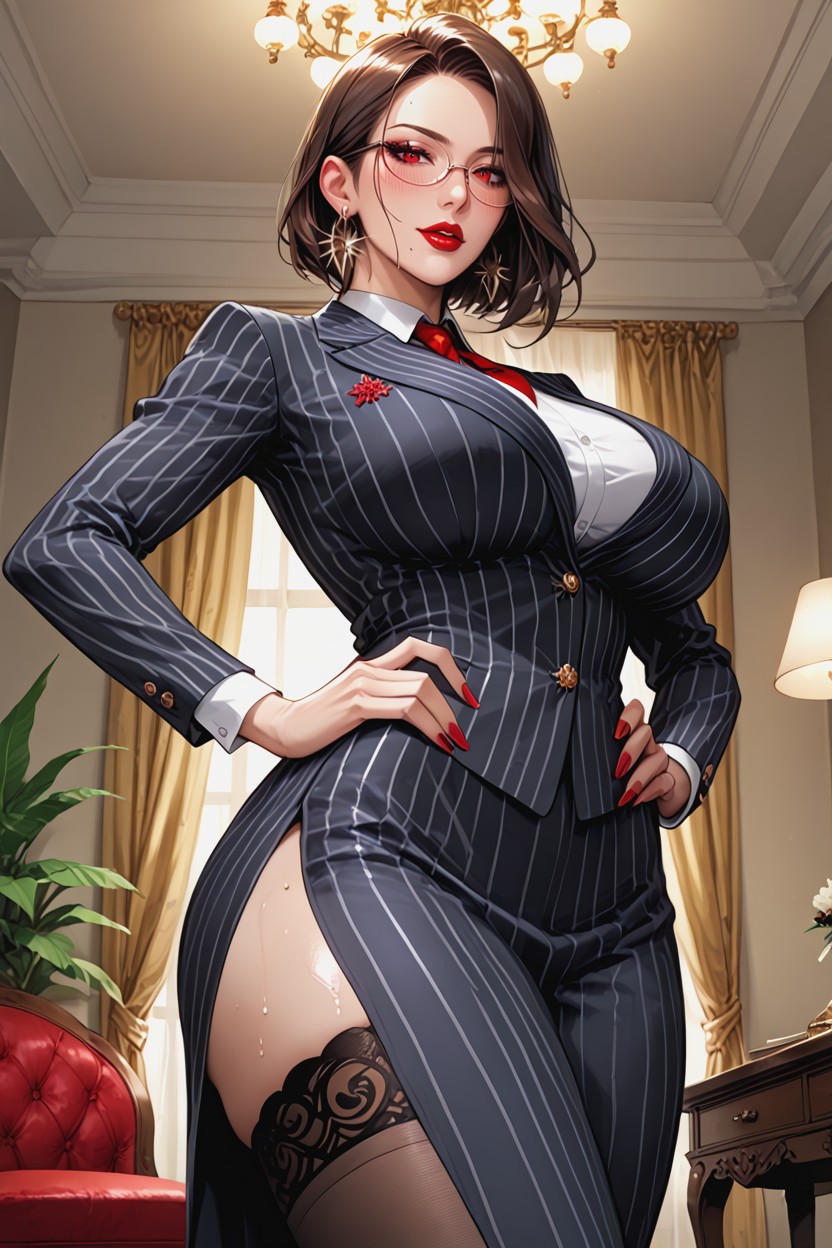 Bedroom, Sexy Posing, Long Legs Hentai AI Porn