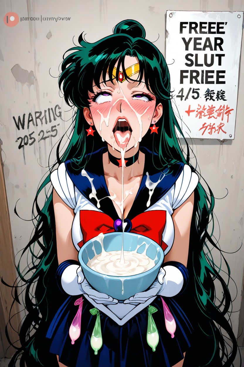 Cum Bowl, Tally Marks On Body, Sailor Pluto AI Porn