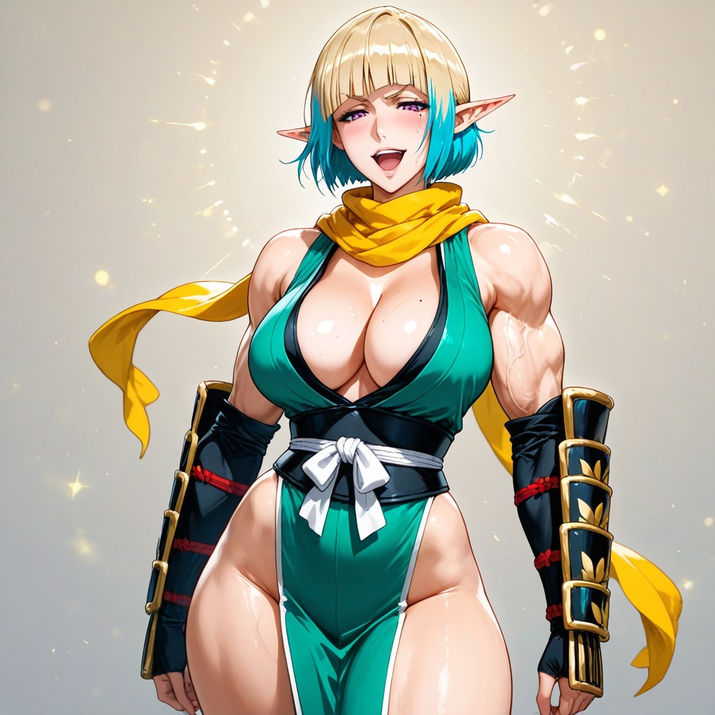 Elf, Elf Mature Woman, Low-bust Hentai AI Porn